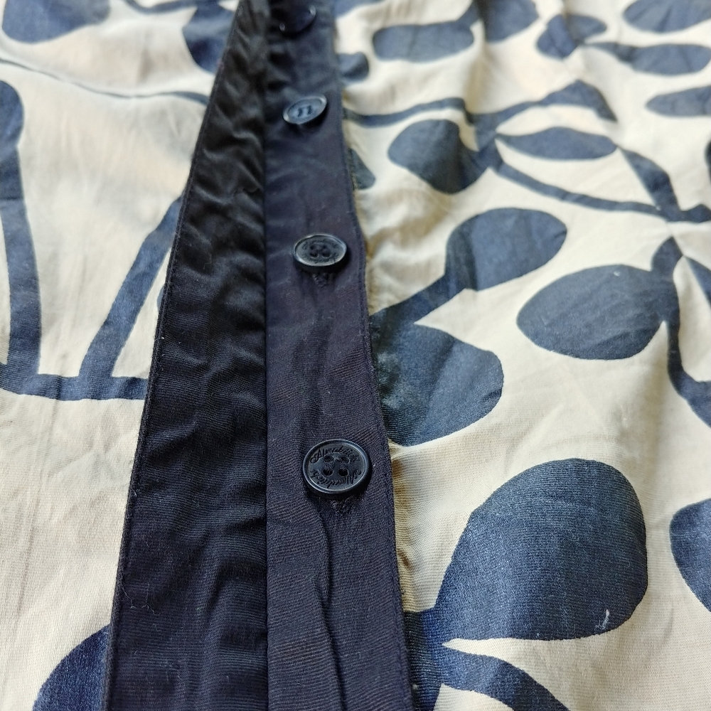 ALMATRICHI | Button-Down Tan & Black Vine Dress - Picture 12 of 13